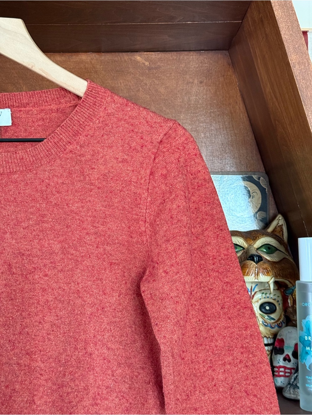 J. Crew - Teddy Crewneck Sweater - Rust - Women’s Small
